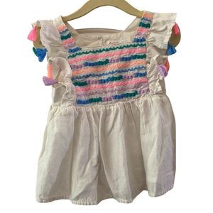 Cat & Jack Toddler Girls Tassel Top 2T